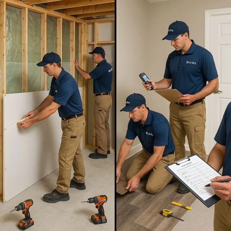 Repairs and Reconstruction process in Level Plains, AL